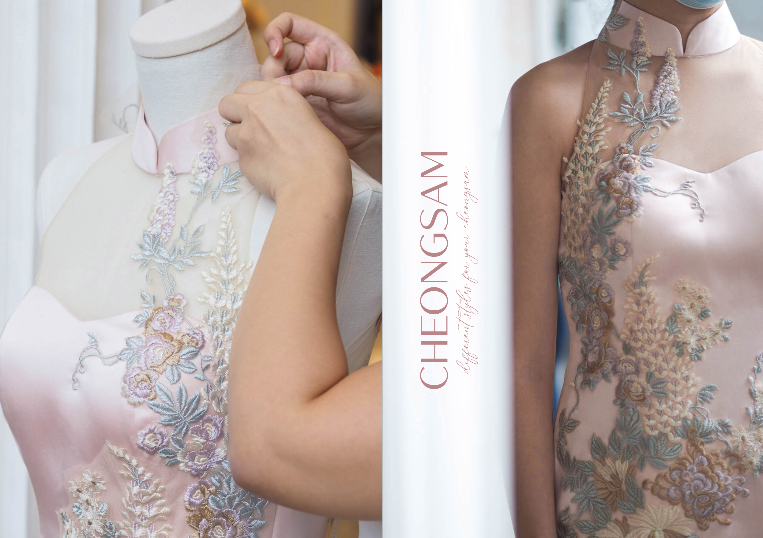 Cheongsam style wedding best sale dress