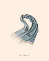 Pure Cashmere Scarf II: Two Tone