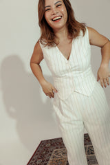 Pinstripe Vest