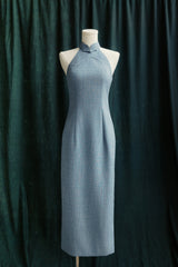 Summertime Bespoke Cheongsam in Moonstone