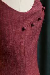 Summertime Bespoke Cheongsam in Sangria