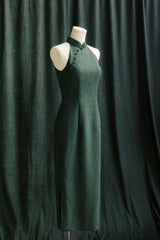 Summertime Bespoke Cheongsam in Forest