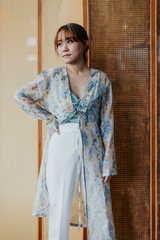 Hyacinth Sheer Collared Robe