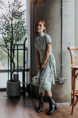 Milky Mint Hinagiku Wrapped Skirt