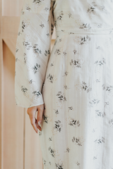 Ivory White Hinagiku Contemporary Hanfu Dress