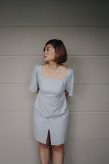 Phillane Empire Dress - Gray