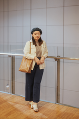 Custom Linen Safari Shacket - Oat