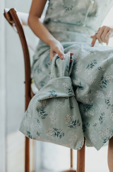 Knot Mini Pouch - Floral Cotton