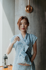 Knot Mini Pouch - Floral Cotton