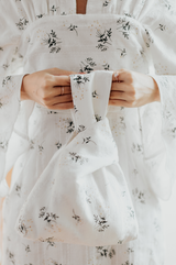 Knot Mini Pouch - Floral Cotton