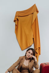 Sherlyn Linen Bustier - Squash