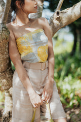 Shan Relaxed Belted Shorts - British Tan