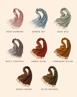 Pure Cashmere Scarf II: Two Tone