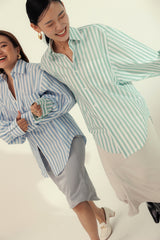 Striped Oversized Blouse