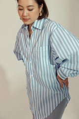 Striped Oversized Blouse