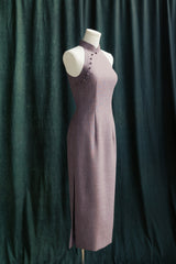 Summertime Bespoke Cheongsam in Violet