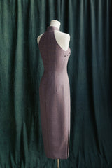 Summertime Bespoke Cheongsam in Violet