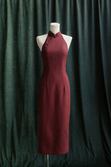 Summertime Bespoke Cheongsam in Sangria