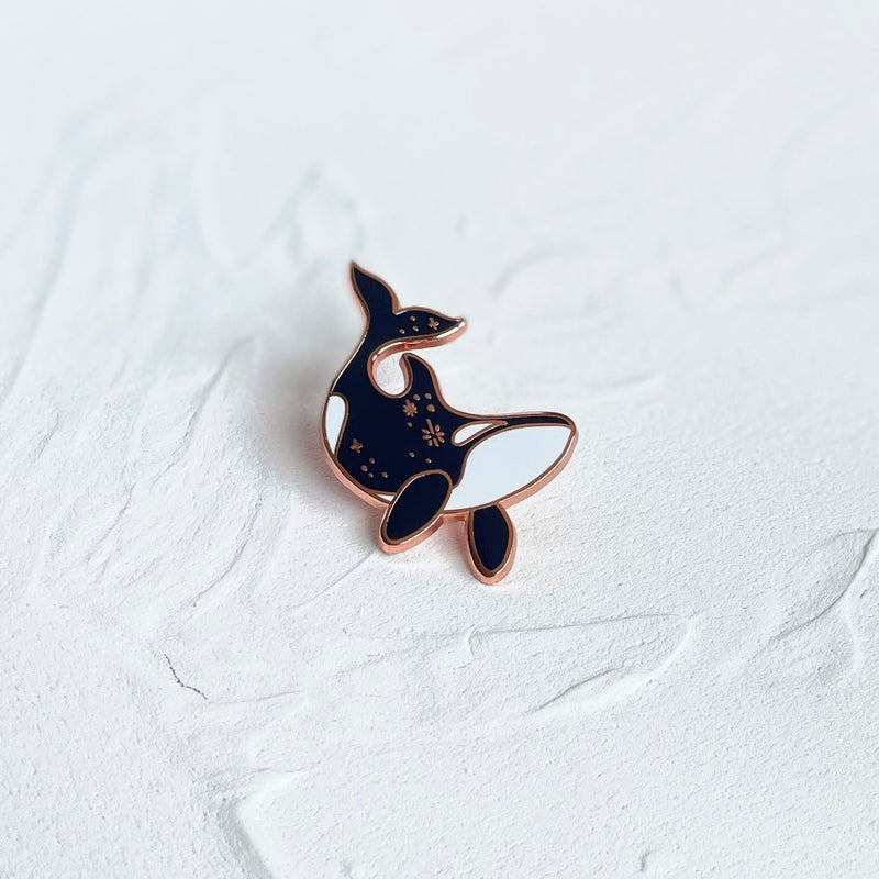 Orca Enamel Pin