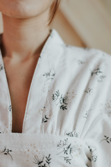 Ivory White Hinagiku Contemporary Hanfu Dress