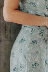 Milky Mint Hinagiku Wrapped Skirt