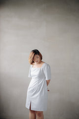 Phillane Empire Dress - Gray