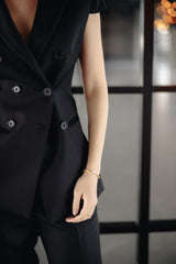 Airin Basic Work Pants - Black