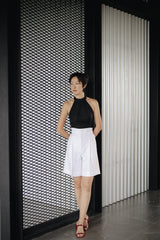 Airin Leisure High Waisted Shorts - White