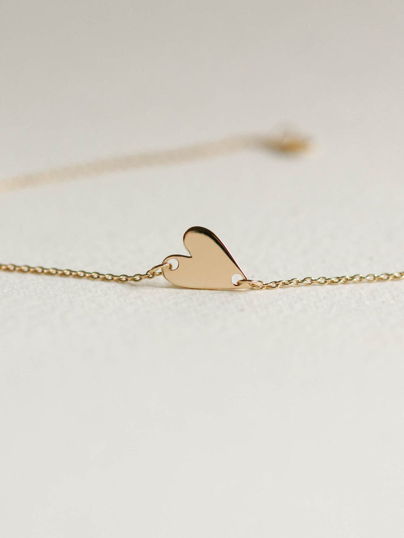 Sweet Heart Bracelet (Champagne Gold)