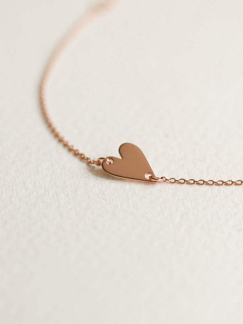 Sweet Heart Bracelet (Rose Gold)