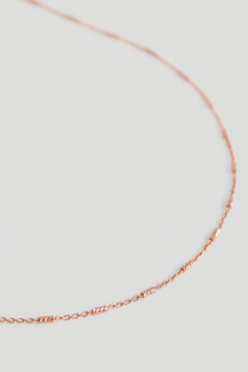 Dash Necklace (Rose Gold)