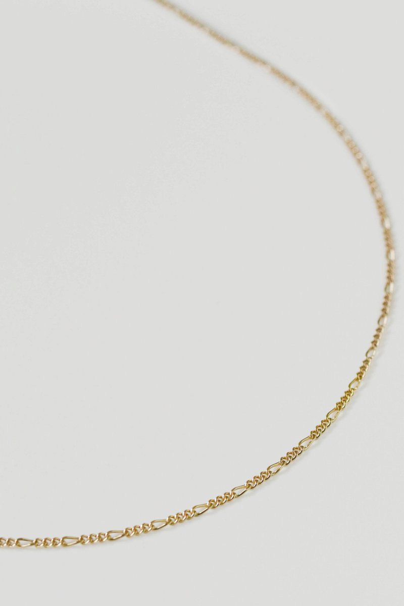 Figaro Necklace (Champagne Gold)