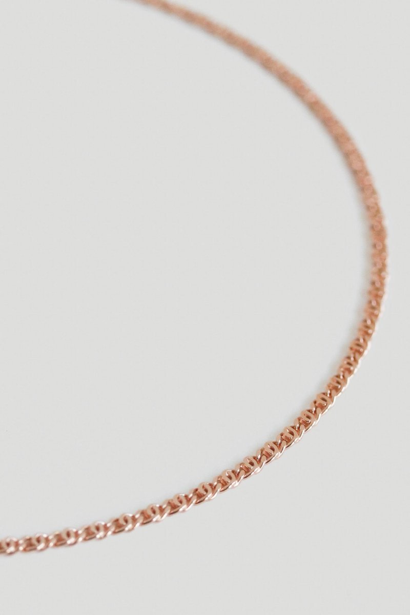 Snake Necklace (Rose Gold)