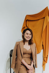 Sherlyn Linen Casual Blazer - Squash