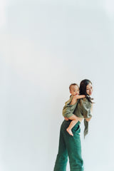 Hanzhi Linen Casual Pants - Dark Forest