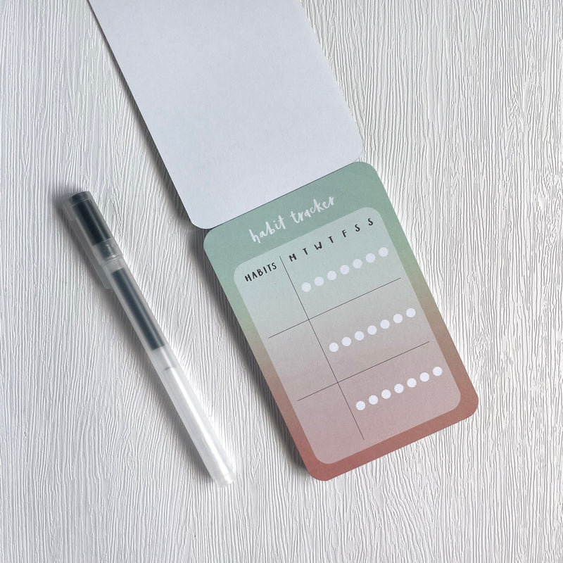 Mini Habit Tracker | Sunset Hues