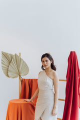 Joey Linen Toga Top - Beige