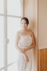 Magdalene Feather Crop Top