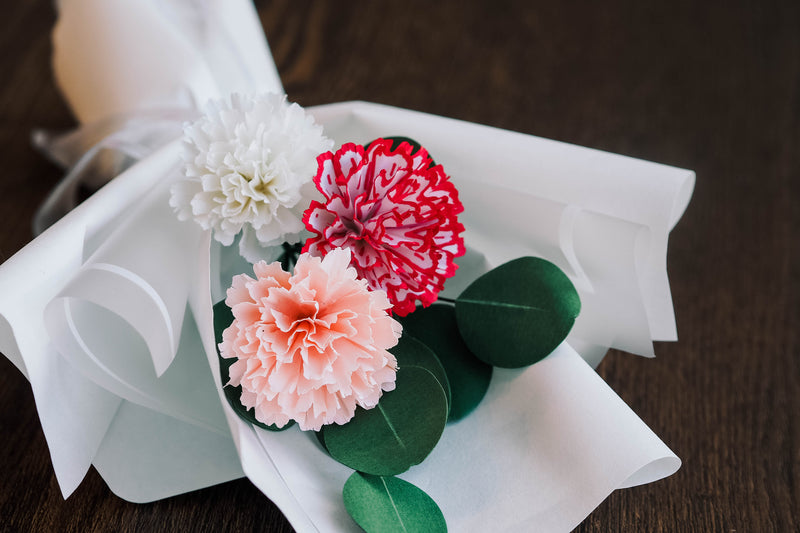 Carnation Paper Flower Bouquet