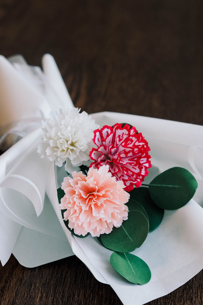 Carnation Paper Flower Bouquet