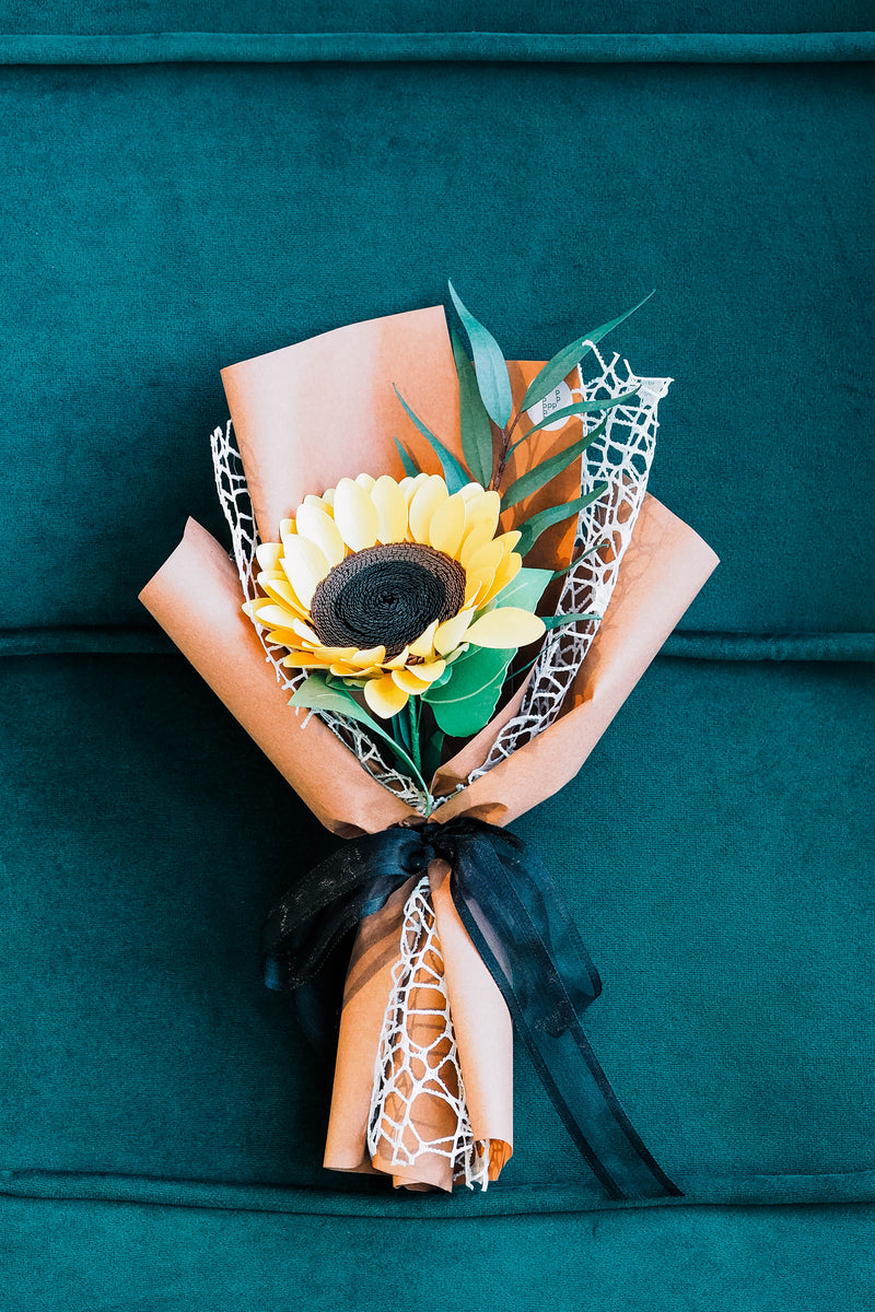 Sunflower Paper Flower Bouquet