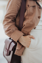 Custom Linen Safari Shacket - Warm Tan