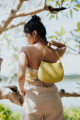 Olive Baguette Bag