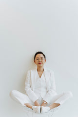 Seets Linen Vest - Frost White