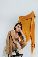 Sherlyn Linen Work Pants - Squash