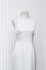 Pearl Blanche Cheongsam (Made to Order)