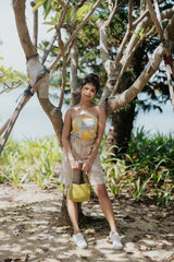 Shan Relaxed Belted Shorts - British Tan