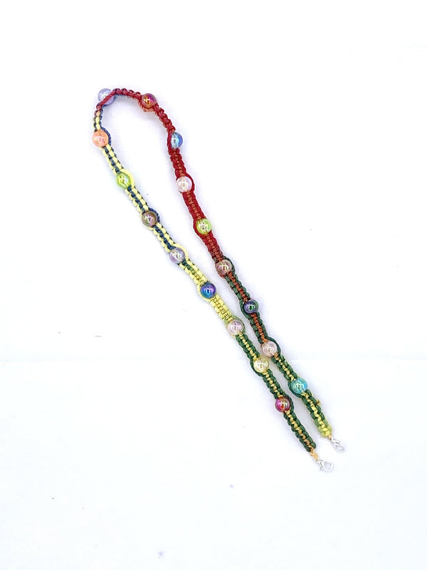 Handmade Multicolour with Pearls Chain