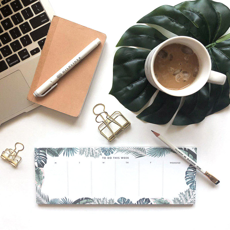 Tropical Forest Desktop Weekly Planner